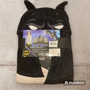 Batman hooded towel wrap